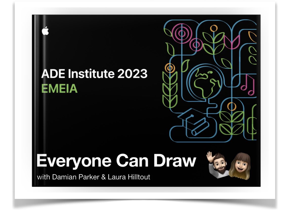 The resources from our Everyone Can draw workshop at #ADE2023 are now available to download on the Apple Education forum. Please share your results with myself and 
<a href="/MrsHilltoutArt/">Laura Hilltout</a> #AppleEDU #Everyonecancreate #Keynote #AppleEduCommunity