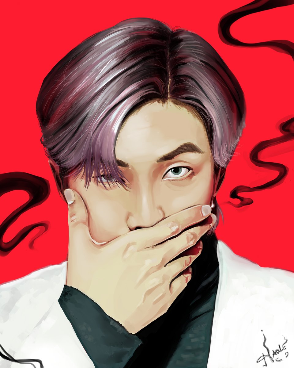 HarleFang's tweet photo. Map of the Soul ON:E concert was my first💜 Finished the painting I started back then.
#btsfanart #RM #MOTSONE https://t.co/iM84cf3VYA
