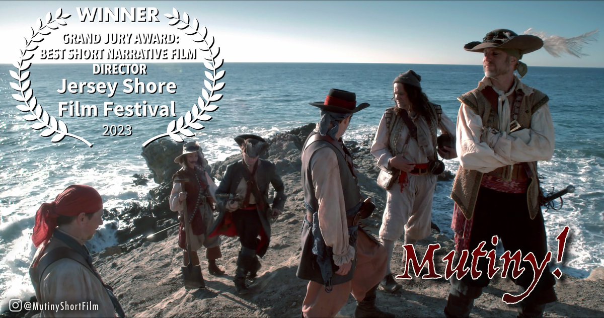 Thank you @ShoreFilmFest for awarding <a href="/MutinyShort/">MutinyShortFilm</a> Grand Jury Award: Best Short Narrative Film Director!! Thanks again Festival Director Stevie Doueck, great festival!!
JerseyShoreFilmFestival.com
MutinyShortFilm.com
<a href="/MatthewGratzner/">Matthew Gratzner</a>
#MutinyShort #FilmFest #Indiefilm