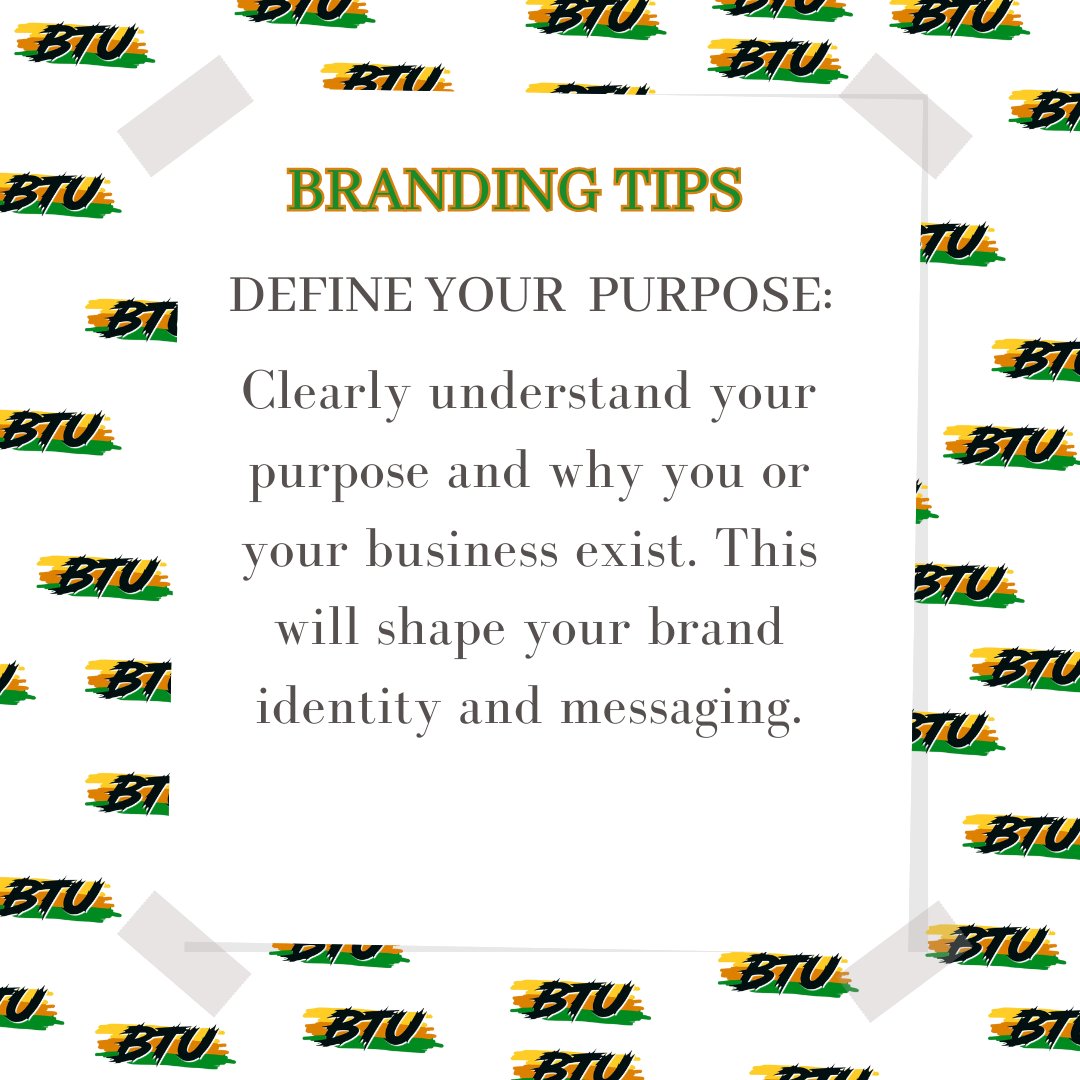 FWBTU_'s tweet photo. Follow Bigger than Us Inc. for more inspiring branding tips that elevate your brand's potential. And don't miss out on the opportunity to attend our B.Y.O.B: Being Your Own Brand event. 
#BrandPurpose  #BrandIdentity #MessagingMattersBuildingBrands https://t.co/746UTXtY9u