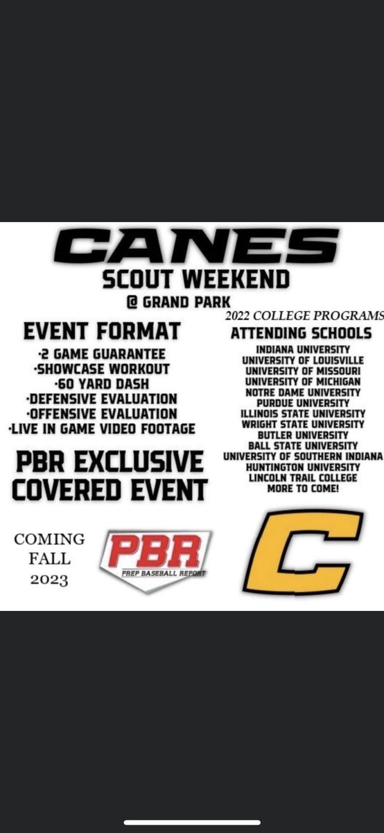 CanesKentucky's tweet photo. Want to be apart of weekends like this???  Register to tryout today to be a Cane!!!  Tryouts are Aug 12 @SpaldingUBSB and Aug 19 @EKUBaseball you can register online at https://t.co/pBkX2nUUhF. @PBRKentucky https://t.co/4S2vpL7x1j