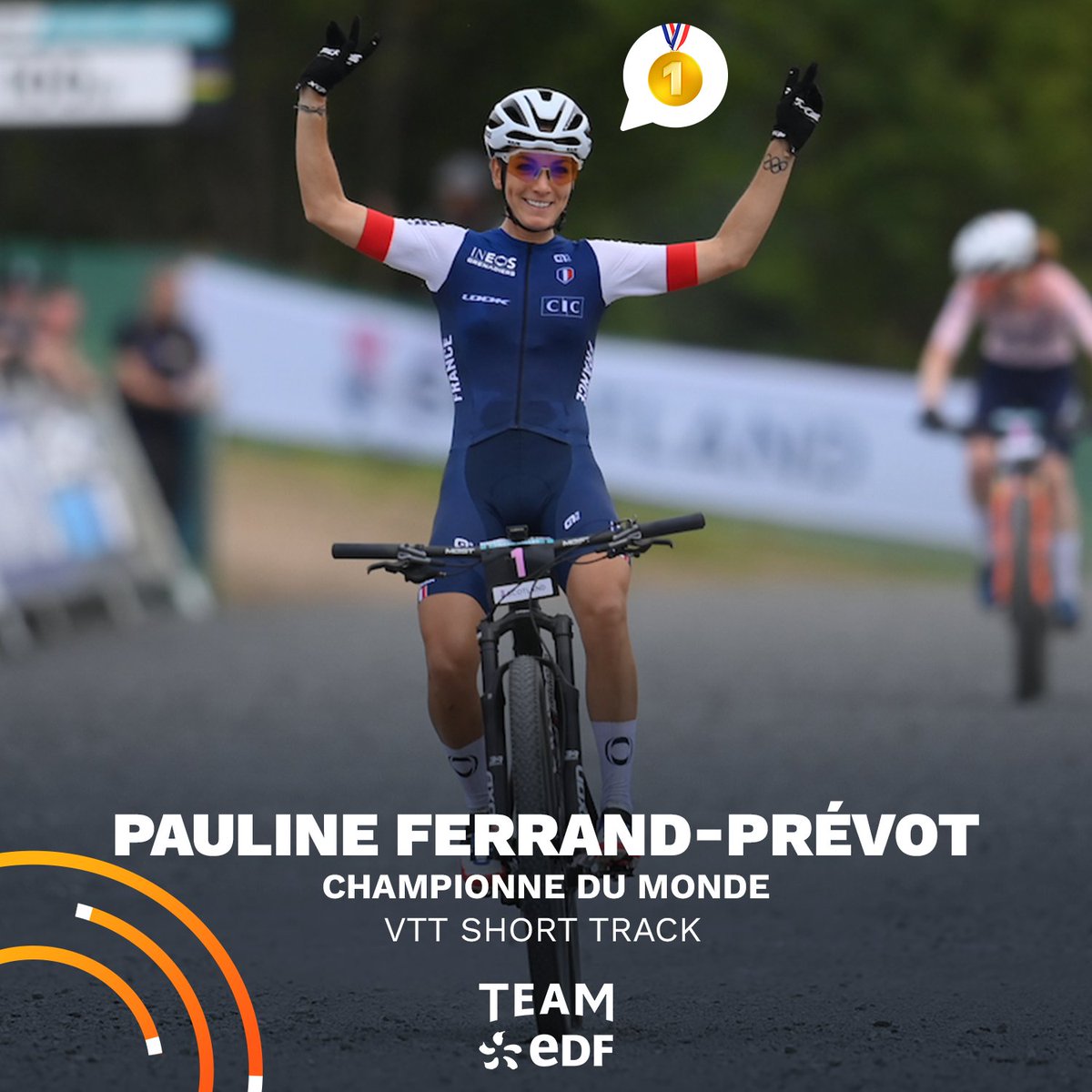 🏆 EN CHAMPIONNE 🏆
Pauline Ferrand-Prévot conserve son titre de Championne du Monde en Ecosse sur la short track 🔥🔥🔥 Faites du bruit en commentaire ⚡⚡⚡ #TeamEDF #EnergieduSport #DLDDec
