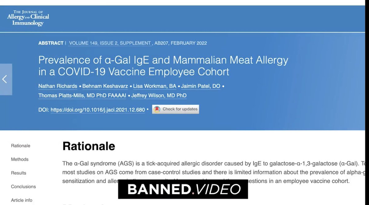 timingnl's tweet photo. And add another adverse reaction to the ClotShot Adverse Event List
(and to several other “real vaccines”):

Meat Allergy

How convenient to blame this allergy on tick bites 

And how convenient this contributes to Agenda 21 &amp; WEF: 

We Shall Eat Ze Bugz https://t.co/PwhSUYqpPT