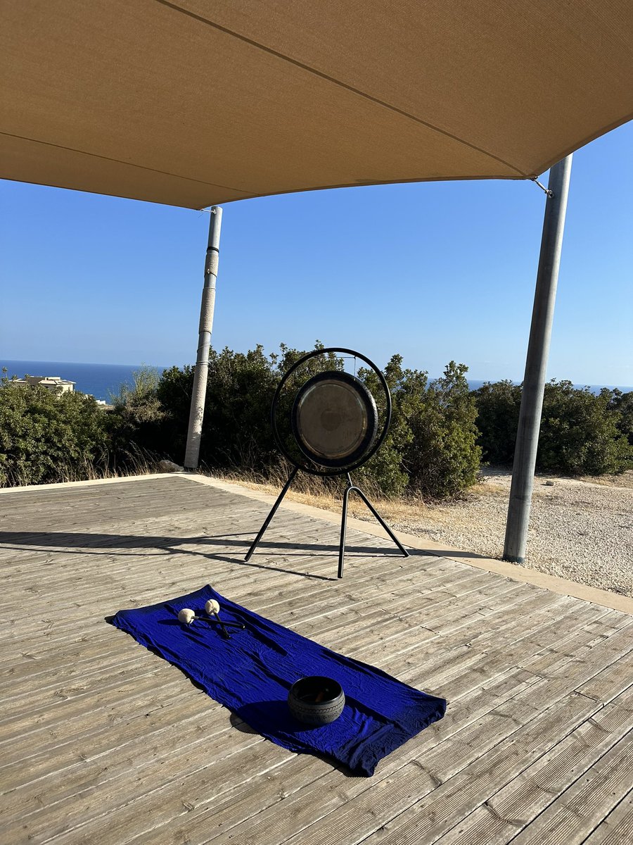 Now running Gong sound baths at Aphrodite Hills with #tui 
#soundbath #soundhealing #wellness #music #spiritualsinger