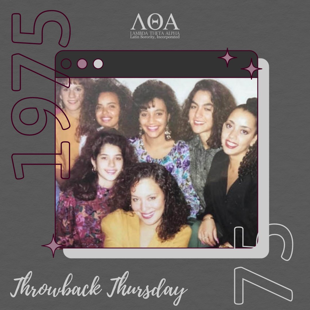 LTA1975's tweet image. This week’s #LTAThrowback features Sisters from @LTAThetaChapter ! 
Do you recognize anyone? Tag them in the comments. Have a throwback? 🌙 Tag us and use the hashtags #LTAThrowback and #LTA1975 to be featured!
