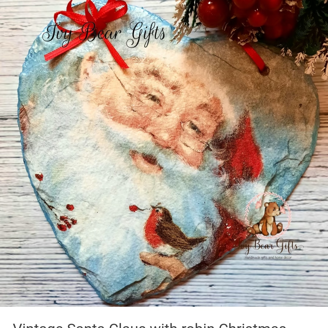 Never too early for a Christmas post! Ho Ho Ho and all that jazz 🎅
folksy.com/shops/Ivybearg…

#handmade #Christmas #homedecor #SantaClaus #BuyLocal