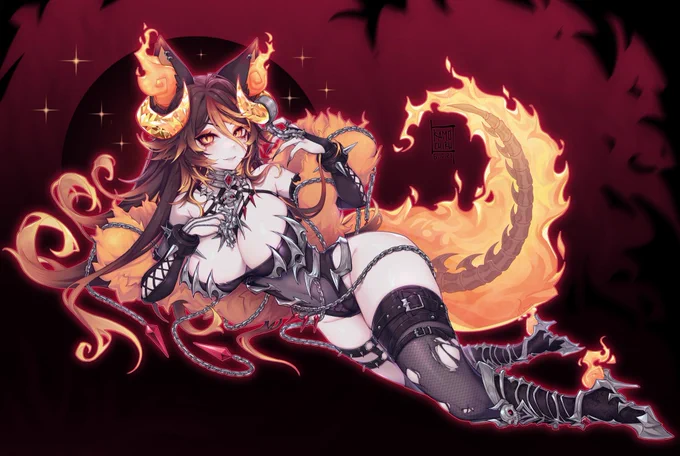 hottest hellhound !   #SinderDoodle