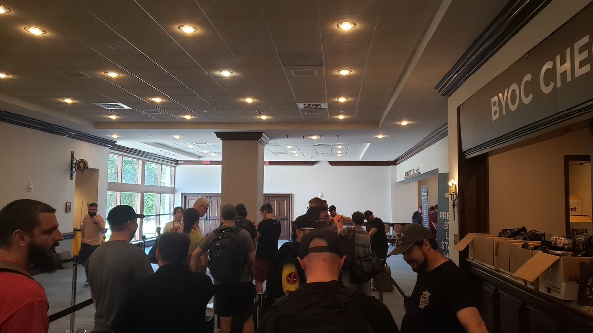 lanparties's tweet photo. In #LineCon at @QuakeCon https://t.co/nTWBB34kbp