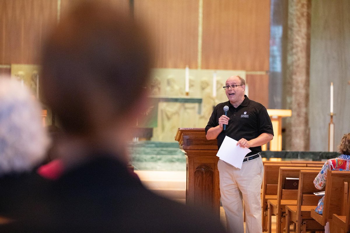 CUWisconsin's tweet photo. 520+ Lutheran teachers and administrators are at CUW today to learn from some of the best (in our humble opinion)! The CUWAA School of Ed is hosting an all-day professional development workshop specifically for schools that seek to keep Christ chief among kids’ education! https://t.co/Q7vjd2MdOt