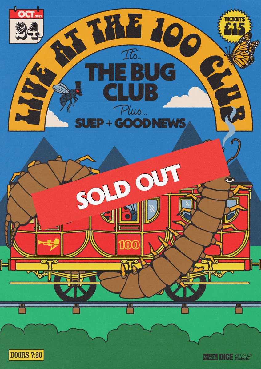 Our gig at @100clubLondon is now SOLD OUT and that my friends is insania see you there suckas and if you missed out boohoo tell someone who cares lol only joking we have loads of other dates to choose from its scary hahahahahaaha xxxxxx