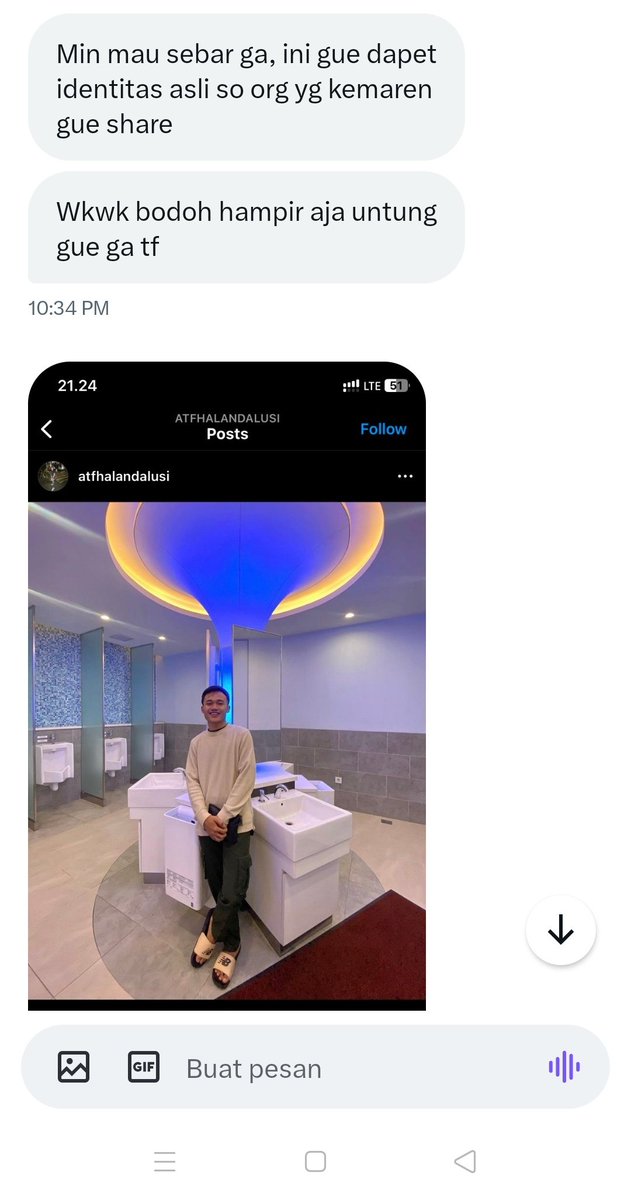 LambeCrigis's tweet photo. Laporan baru PENIPUAN dr app hornet
Dan terdeteksi Instagram oknum PENIPU nya

Ada yang kenal?

Check check jangan sampai ada korban https://t.co/DrhHPajRzA