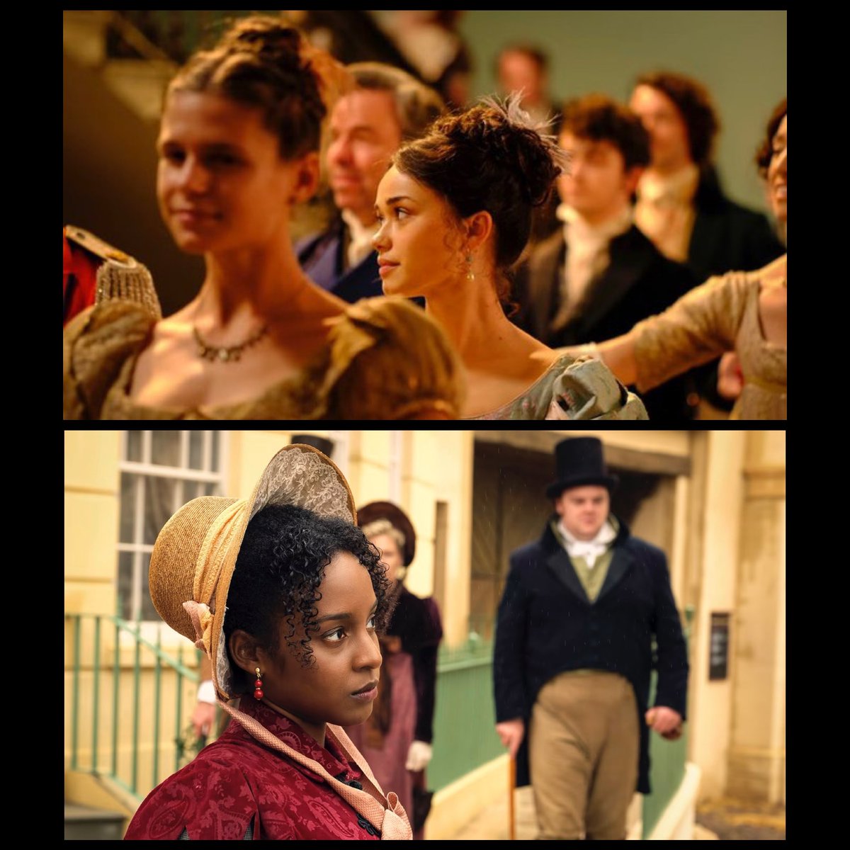 elanor15firefly's tweet photo. Gorgeous season 2 pictures of Georgiana and Charlotte thanks to @Sanditon_Fan’s detective work again! #Sanditon #SanditonS2 #SanditonPBS https://t.co/fcxOvI8aMR