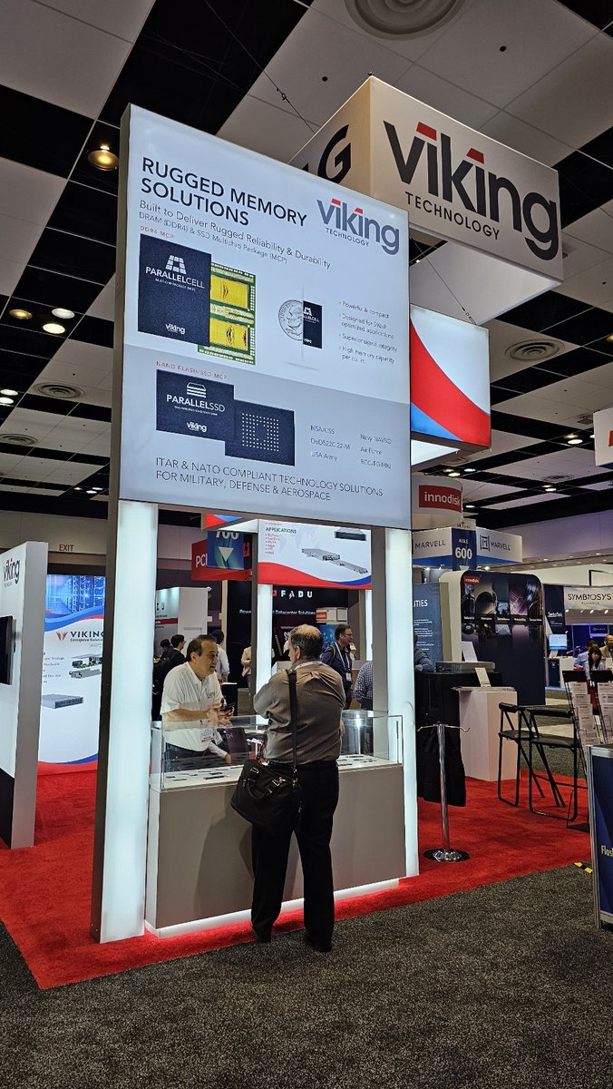 vikinology's tweet image. Make sure to stop by Viking&apos;s booth 819 on the last day of #flashmemorysummit for our rugged memory solutions display. It&apos;s been a productive couple days and we thank everyone that made it to our booth. It was great seeing all of you!

#vikinology #FMS2023