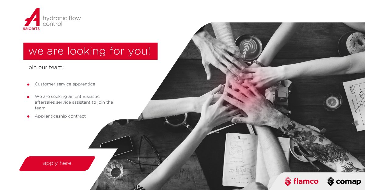 We are looking to recruit an aftersales service assistant (apprenticeship), based at our site in St Helens.

Click here to find out more about this newly created role at Aalberts hydronic flow control:

indeedhi.re/3rSu3jH