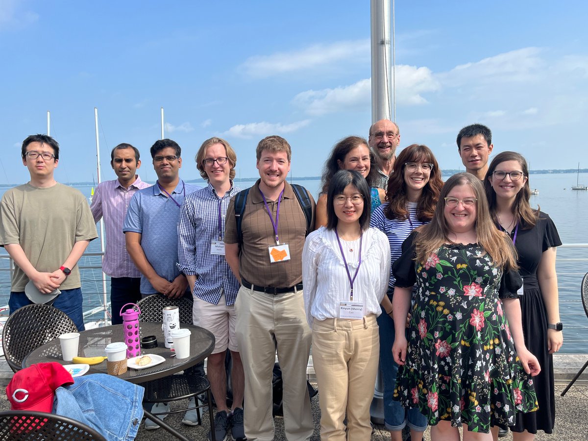 Some members of Landick Lab at #Phages2023! Last chance to see our posters tonight. Rachel #284 • @jasonsaba #298 • Mike E.  #368 • Bailey #140 • <a href="/cmhustmyer/">Christine Hustmyer</a> #310 •  <a href="/mikebwolfe/">Mike Wolfe @mikebwolfe@fosstodon.org</a> #345.
