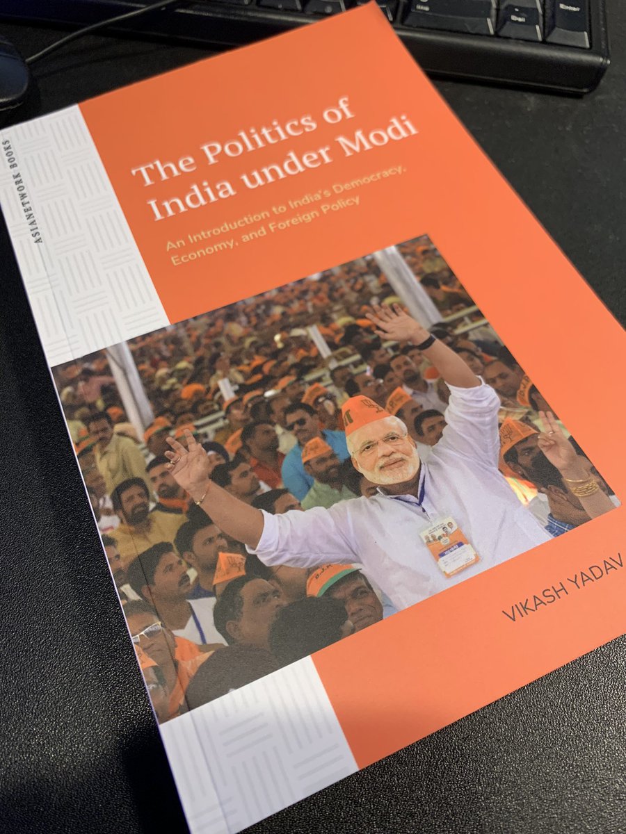 vyadav's tweet photo. Hey, if you’re looking for a good book for your Intro to South Asia or Politics of India class, our new book is out https://t.co/Sc8e5yX3T5 https://t.co/IOyCvpAUia