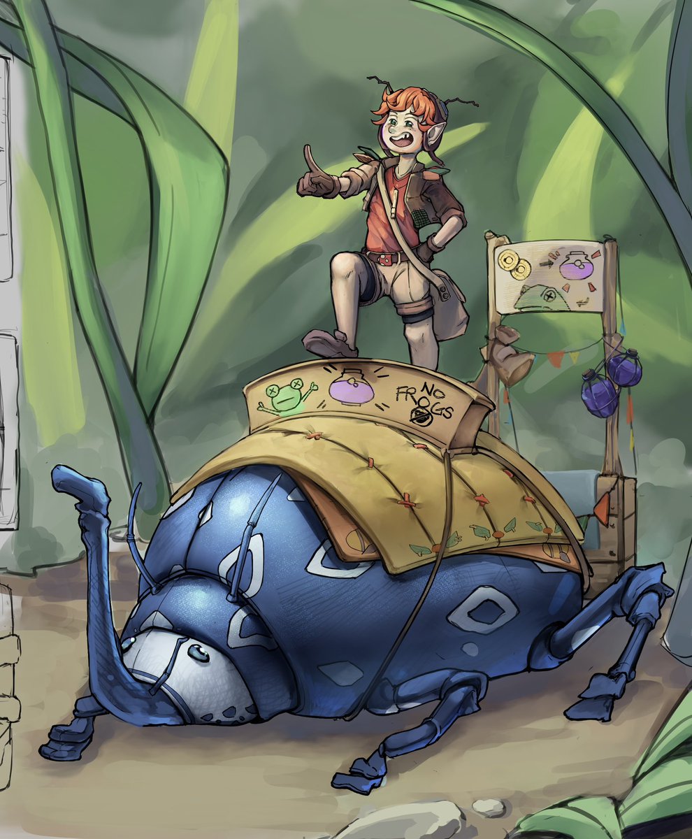 Wishexe's tweet photo. Tried something a little different for this years Atomhawk Contest- Under Strange Suns. A Boy and his Beetle against the world
#ahartcomp2023 #atomhawk #contest https://t.co/AKLyX0pST0