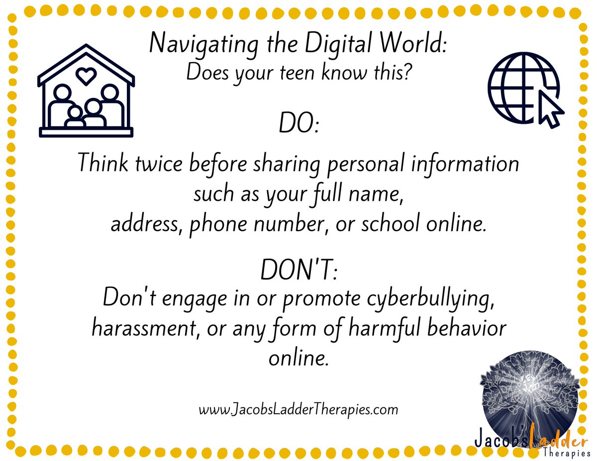 🛡️ Shielding Our Teens Online! Let's Stay Vigilant. 🚫

#ParentingTeens #OnlineSafetyTips #ProtectPersonalInfo #DigitalPrivacy #SayNoToCyberbullying #JLT #SpeakTeenager #TeenParenting #SpreadKindness #DigitalWellBeing