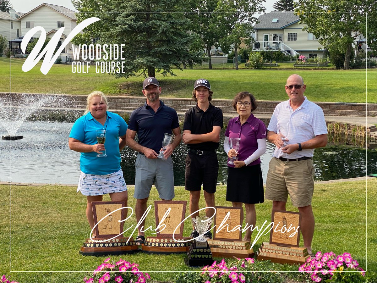woodsidegc's tweet photo. Congratulations to our 2023 Club Champions!  This golf community continues to grow and attract some amazing people.  Interesting in joining a club where making friends comes easily?  Send us a note to info@woodsidegc.com #NeveryLayUp #WoodsideGC #GolfAB #GolfYYC #AirdrieAB https://t.co/F1dlgiWuPB