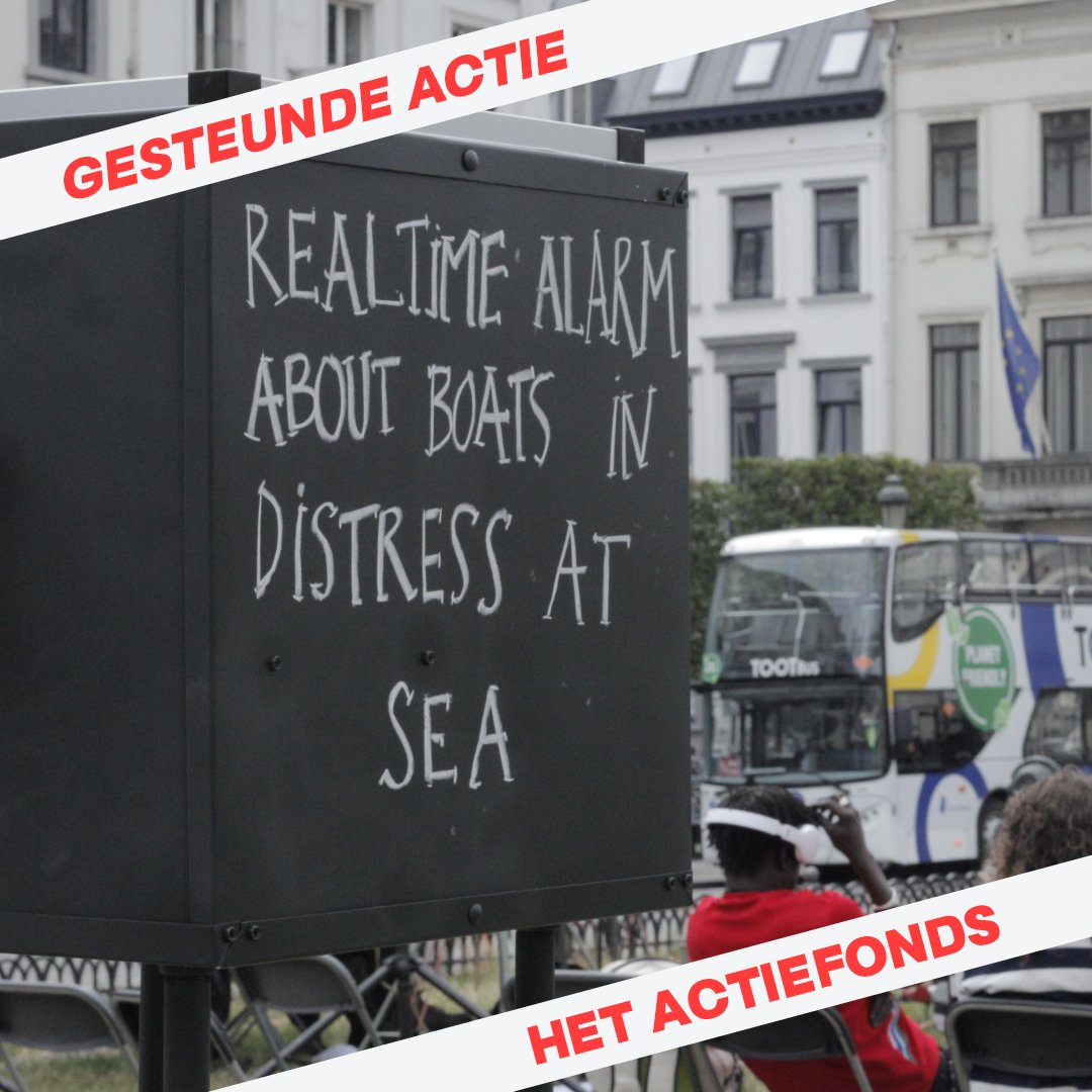 ACTION · We Kindly Request You To Stop Killing

90% of the emails sent to EU coastguards about boats in distress go unanswered. Het Actiefonds supported a 3-day non-stop action/performance where <a href="/alarm_phone/">@alarmphone</a> emails were read at the EU parliament. #BLM #FortressEurope #Tunesiëdeal