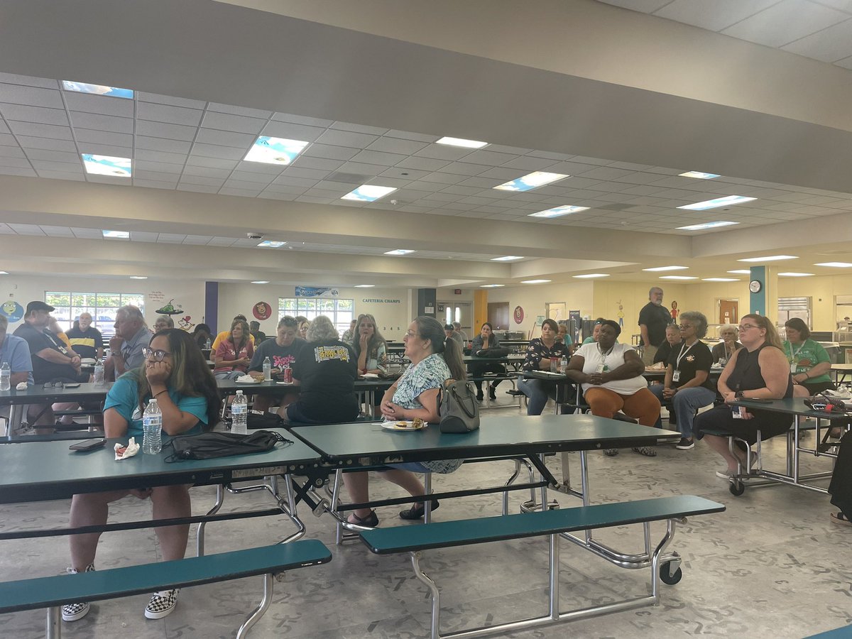 We really won with this group!  Yesterday our HR team spoke to the YSD1 Transportation on our department, employee conduct, and district available benefits. Thank you to this group for a successful start of school!  #YorkONEwon