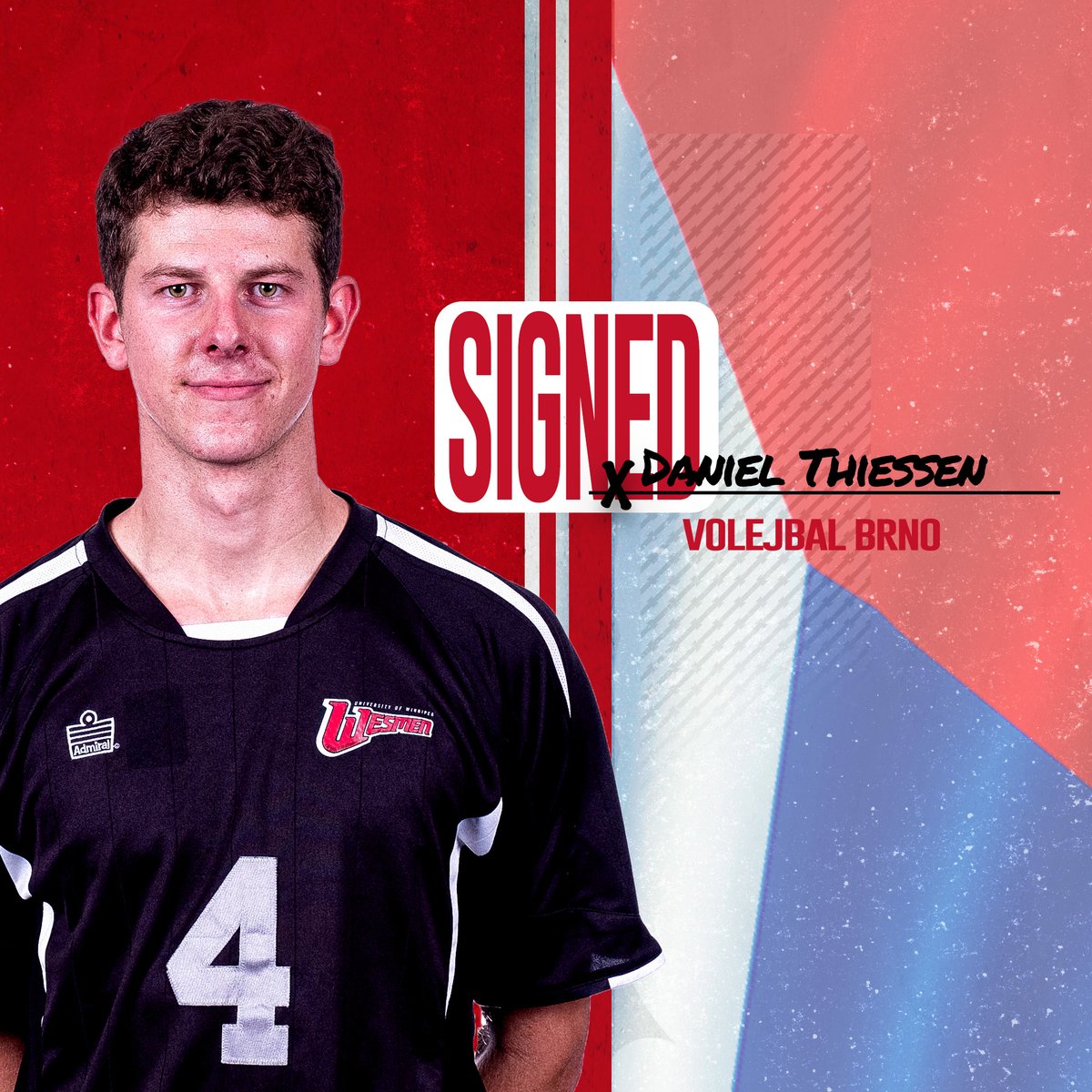 One day, two pro signings.

We congratulate former Wesmen Volleyball all-stars Emma Parker, who has signed her first pro contract with Algar Voleibol in Spain, and Daniel Thiessen who will move from Finland to Volejbal Brno in Czechia for 2023-24.

#WePlayForWinnipeg