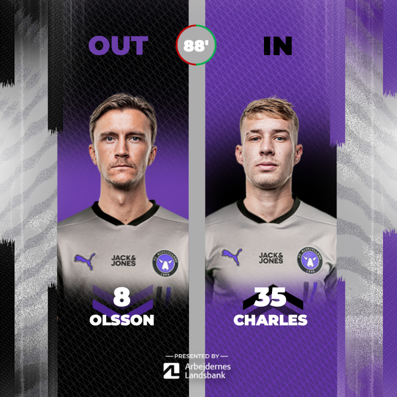 fcmidtjylland's tweet photo. 2x udskiftning.
#OMOFCM