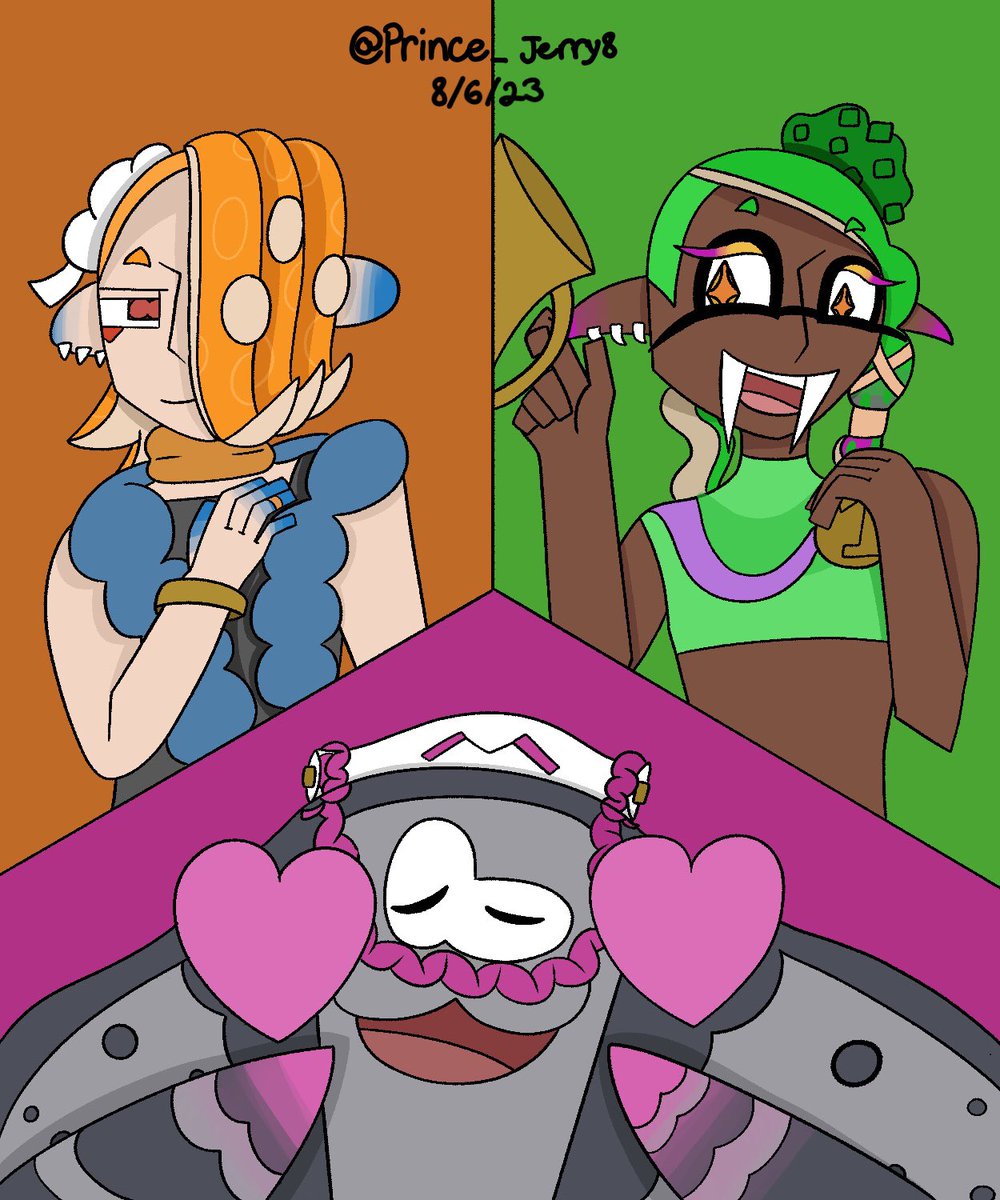 Prince_Jerry8's tweet photo. Money, Fame, or Love what team are you rooting for this splatfest. I’ll be on team love just like in splatoon 2. https://t.co/y7vR7BrdNK