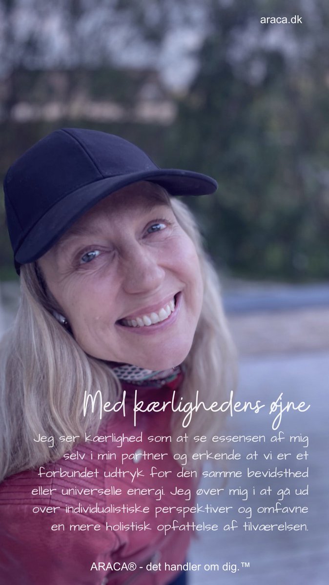 ANDERSHJORT's tweet photo. MED KÆRLIGHEDENS ØJNE
Livet elsker dig ❤️ Anna Helene Hjort 💃 ARACA® - det handler om dig.™
#psykologiskfleksibilitet #psychologicalflexibility #psykologisktryghed #psychologicalsafety #coaching #ACTMatrix #ACT #ARACA https://t.co/UnwRG02ISP