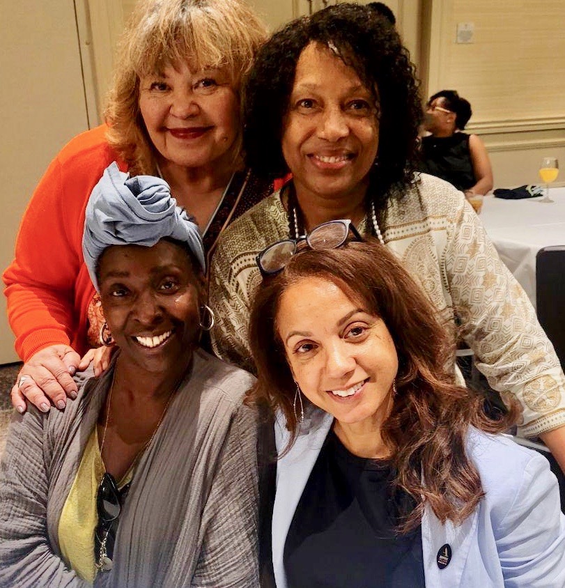 Michelle Shay, Elizabeth, Phyllis Yvonne Stickney and Dr. Indira Etwaroo. The Black Seed Presentations at the BTN Conference
