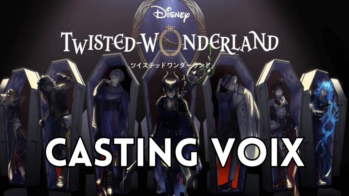 ema_deus's tweet photo. 🦇 Un nouveau casting apparaît ! 
Tenez vous prêts ! Si vous aimez Disney et ses vilains, mais aussi les beaux gosses, ce casting est pour VOUS ! 

💜On cherche des voix françaises pour incarner plus de 20 personnages ! 

🖤 + d'infos très prochainement ...
#twistedwonderland https://t.co/5v4EaHGT9X