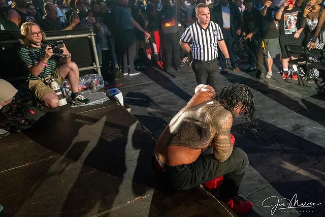 The Greatness ☝🏽 
#RomanReigns 
#SummerSlam #TribalCombat 

[📸 joemaroonphotography insta]