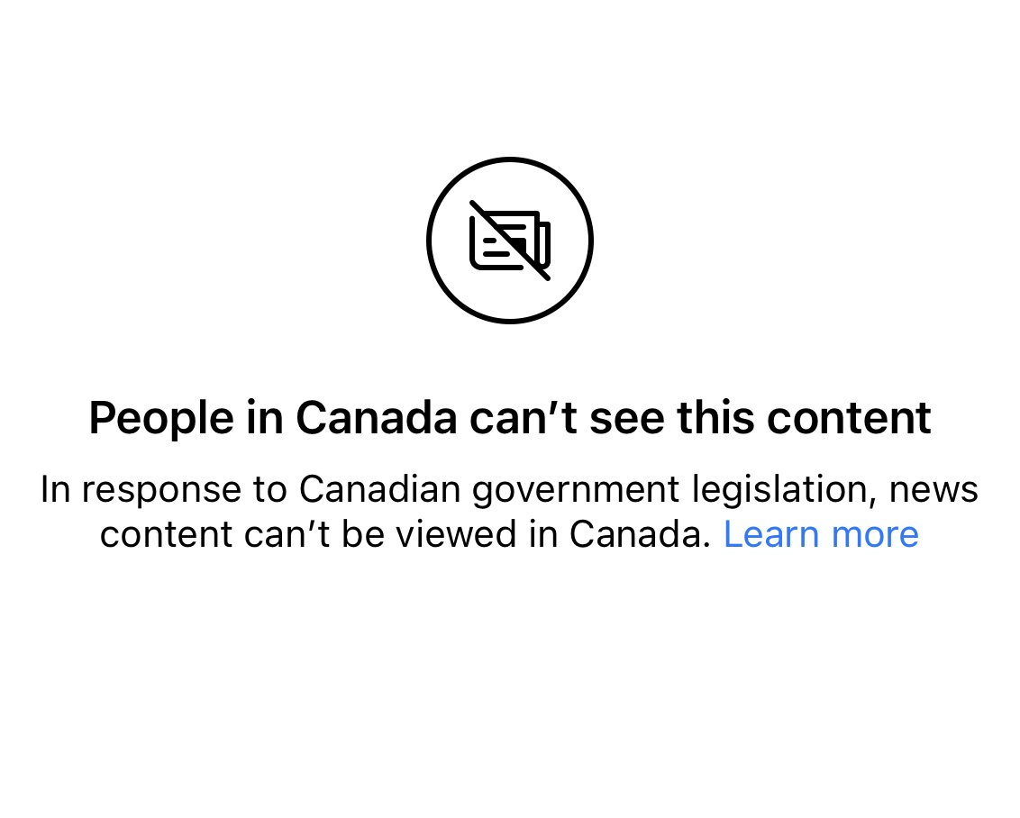 It's happening. Due to federal government legislation, news content can't be viewed on Meta platforms. However, you can stay up to date with us by subscribing to our newsletter, if you haven't already 😉! Sign up with your email at calgarycitizen.com.
