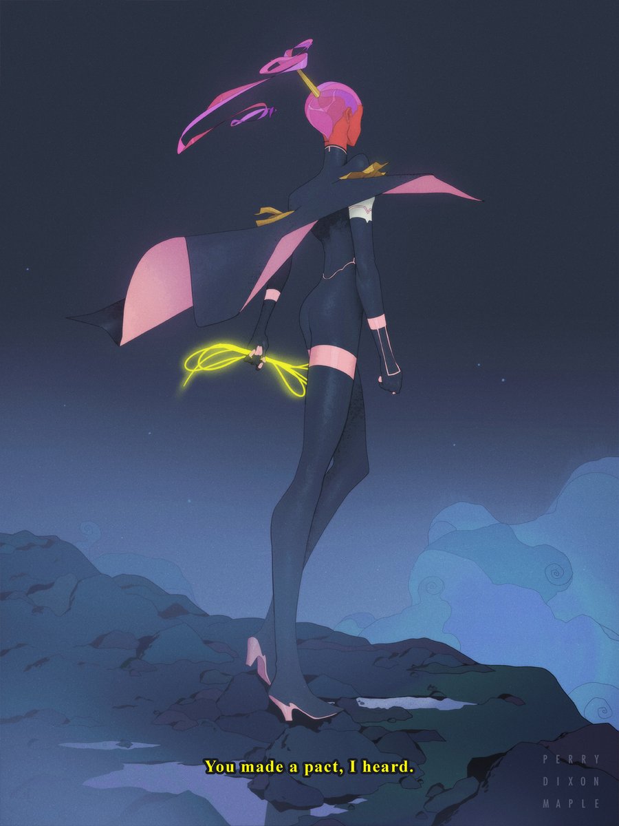 「PLUTO | "You made a pact, I heard." - We」|Perry Dixon Mapleのイラスト