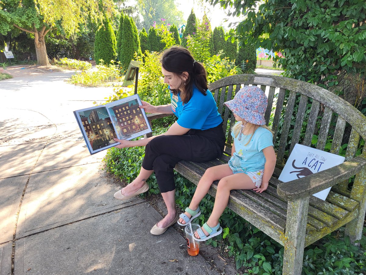 elplibrary's tweet image. Yesterday morning we enjoyed our final Stories in the Garden event of the season! Thanks for a summer full of stories, flowers, and friends!

#AllTogetherNow #SummerReadingProgram #StoriesInTheGarden #LibraryPrograms #StoryTime #EastLansing #MichiganStateUniversity