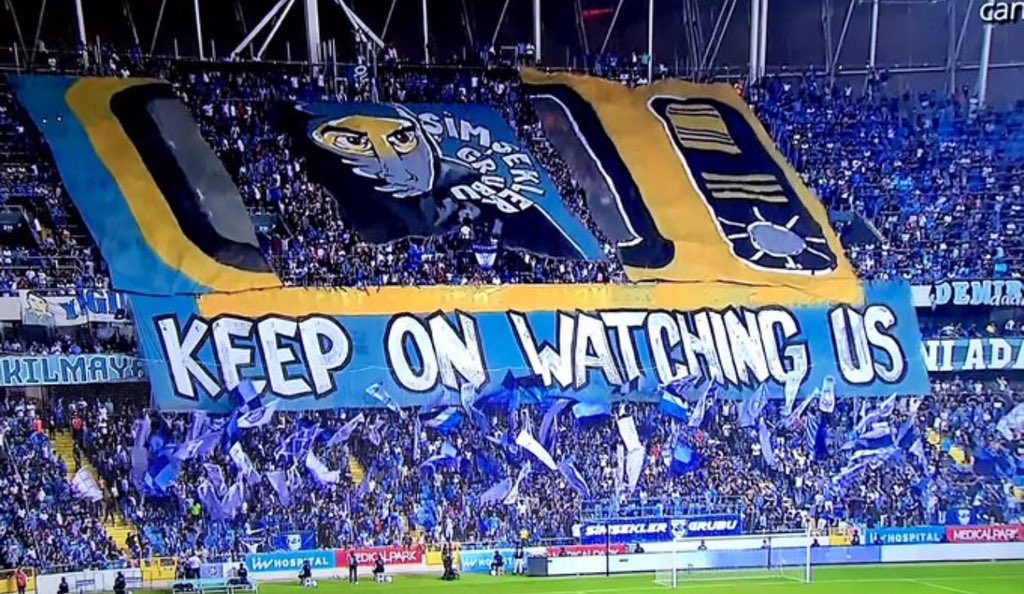 ⚡️Adana Demirspor tribünleri:

"Keep on Watching Us"

Bizi izlemeyen devam edin😎