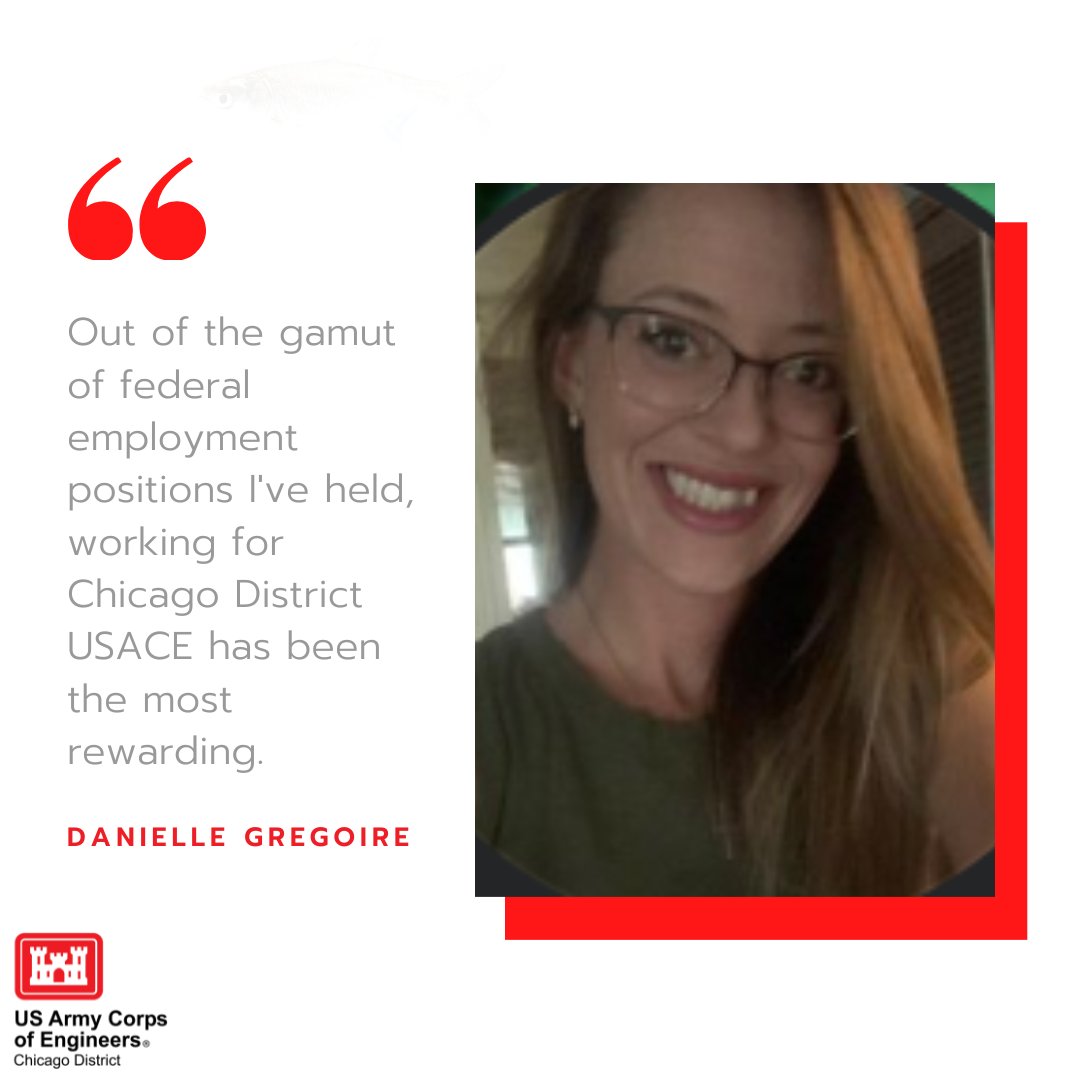 usacechicago's tweet photo. It's Employee Spotlight day!! Meet Danielle Gregoire, one of our maintenance workers at Salamonie Lake, #USACEChicago! If you would like to learn more about Danielle, check out our Instagram or Facebook accounts by clicking the link in our bio.👷♀️💪 https://t.co/9WupXd9NbC