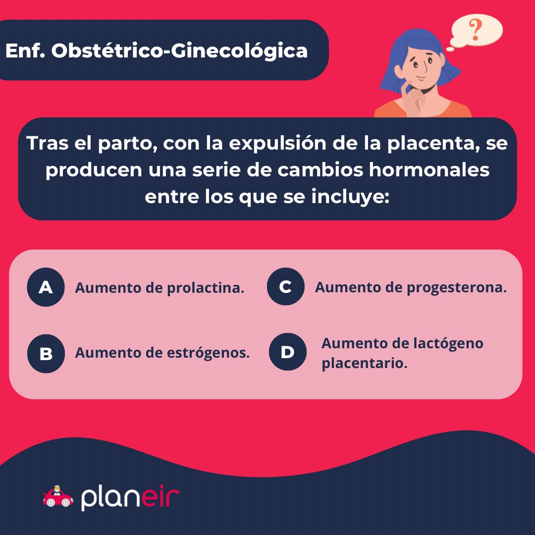 planEIR's tweet photo. Futuros residentes ✨ ¿Cuál es la respuesta correcta?
Deja en comentarios la tuya 😊 Si quieres practicar más preguntas de Enfermería obstétrico-ginecológica puedes jugar al comecocos que hemos preparado.
Accede a través del siguiente enlace: https://t.co/BzFhGTQk36
#planeir #eir #ginecologia