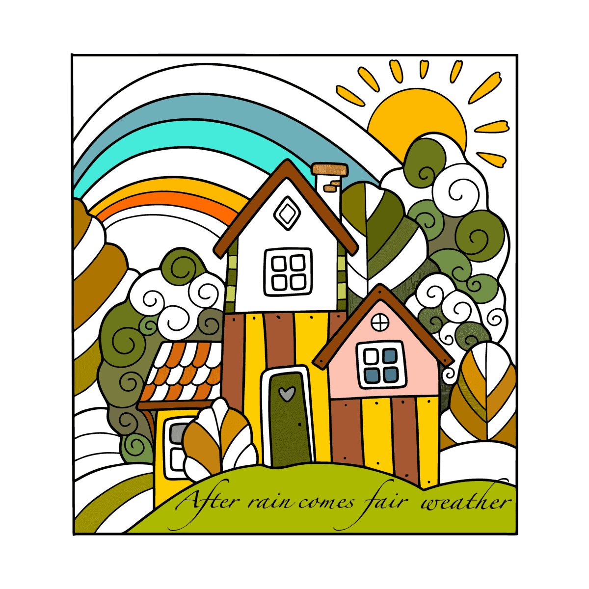 PersimmonsS's tweet image. "Look on the bright side" coloring page
coloring-for-adults.com/inspirational-… #coloringpage