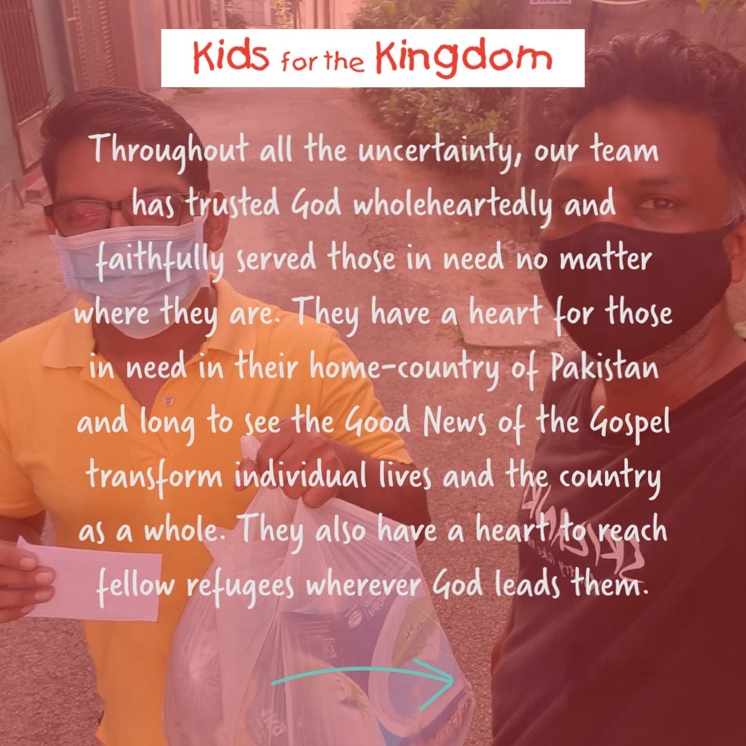 k4k's tweet image. Meet National Directors Shahzad and Irum from Pakistan! Now, they live and serve in #Canada, but still long to transform their home country for Christ. Through Shahzad and Irum, we offer #Bible Clubs, #FeedingPrograms, and #VocationalTraining in Pakistan.