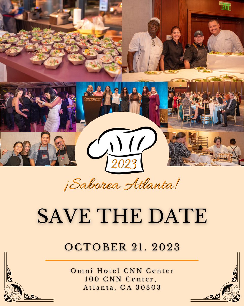 Save the date!!! This October 21st, 2023. Tickets will be available soon!

#SerFamilia #SF #SaboreaAtlanta2023 #OmniHotelCNNCenter