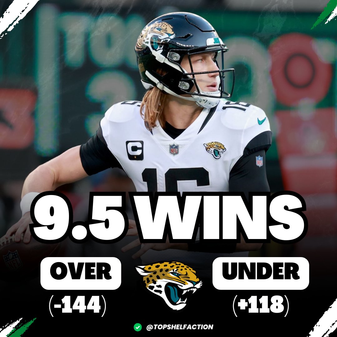 TopShelfAction's tweet photo. ๐๐ฎ NFL Win Total Predictions ๐๐
๐ฅ Can Jacksonville exceed expectations in the 2023 season?
๐ค Will the Jaguars go over or under 9.5 wins this year?
Like & Quote YOUR pick ๐๐
#TopShelfAction๐ฅ
#DUUUVAL
#OverUnderBets
#NFLTwitter
#GamblingTwitter https://t.co/KI3w3o21Ll