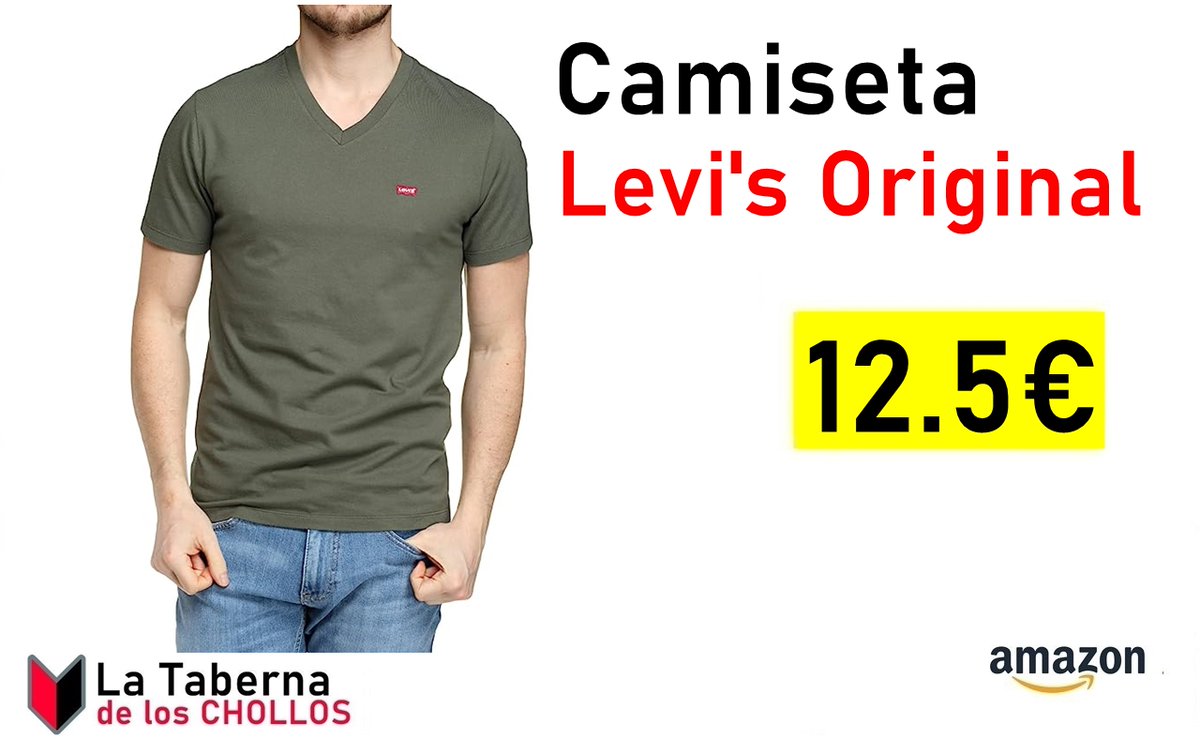 🔹Levi's Original Housemark V-Neck Camiseta Hombre❗️

✅Precio: 12.5€ ❗️(PVP: 25,9€)

 🔰chollostb.info/3OvwDnF

#chollos