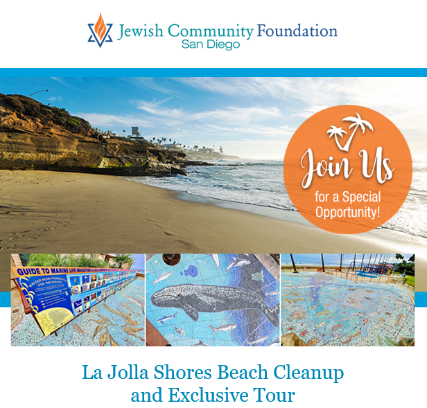 jcfsandiego's tweet photo. Join @WILDCOAST, @SD_Coastkeeper &amp; #JCFSanDiego's @giv4climate initiative on Sun, Aug 27 at 8am for an educational volunteer event at La Jolla Shores. We will clean up the beach &amp; learn about many ways to have a local impact for our oceans &amp; environment!
https://t.co/V9o3cH1bmr https://t.co/8AoqeiRz39