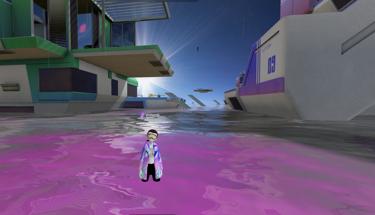 What you see 👀👀👀 is a literal <a href="/oncyber/">ᴏɴᴄʏʙᴇʀ</a> creative liberation: WORLD Builder Launch Event was a great success! 
I mean they changed gravity and challenged physics laws! ANNNND allowed PinkBambi #CloneX  to chill in the Pink waters... Definitely approve..... 🚀🚀🚀
<a href="/CloneForceTM/">CLONE⚔️FORCE</a>