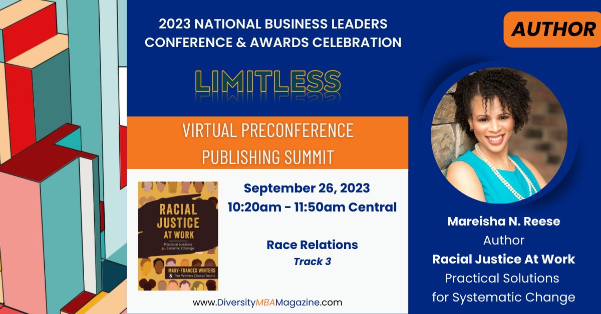 DiversityMBAMag's tweet photo. During the Publishing Summit, the third round will feature Race Relations speakers Craig Clayton, Philip Dunn, and Mareisha Reese.
Make sure to grab your seat: https://t.co/K804LXtp0z 
#Limitless2023 https://t.co/RWqHViv0Rb