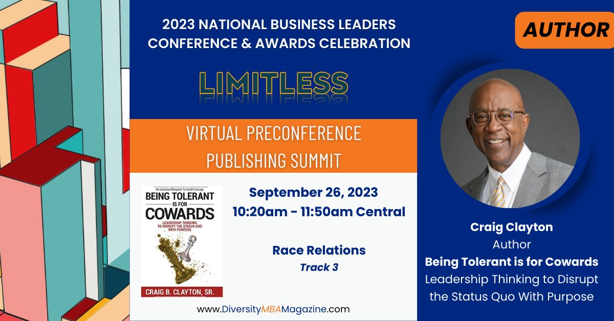 DiversityMBAMag's tweet photo. During the Publishing Summit, the third round will feature Race Relations speakers Craig Clayton, Philip Dunn, and Mareisha Reese.
Make sure to grab your seat: https://t.co/K804LXtp0z 
#Limitless2023 https://t.co/RWqHViv0Rb