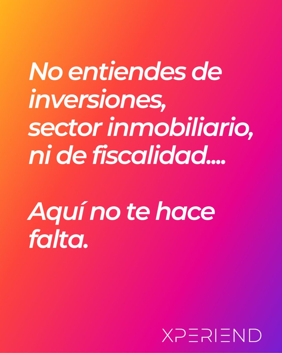 Te lo decimos en serio, en XPERIEND hacemos todo por ti, no vas a necesitar hacer ningún máster para entender donde estás metiendo tu dinero. Además, con nuestra APP en tan solo unos clics podrás elegir la propiedad en la que quieres invertir. Nosotros ya hemos zarpado 😌