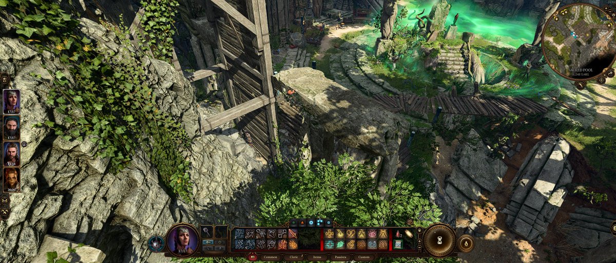Kebbrokk's tweet photo. @larianstudios If you use an elevator, and not everyone is on it. You can push a character through the world and disable their movement. A quick fix is teleporting to the nearest sigil. (Going to camp doesn't fix it.) https://t.co/AzlzzcEzB1