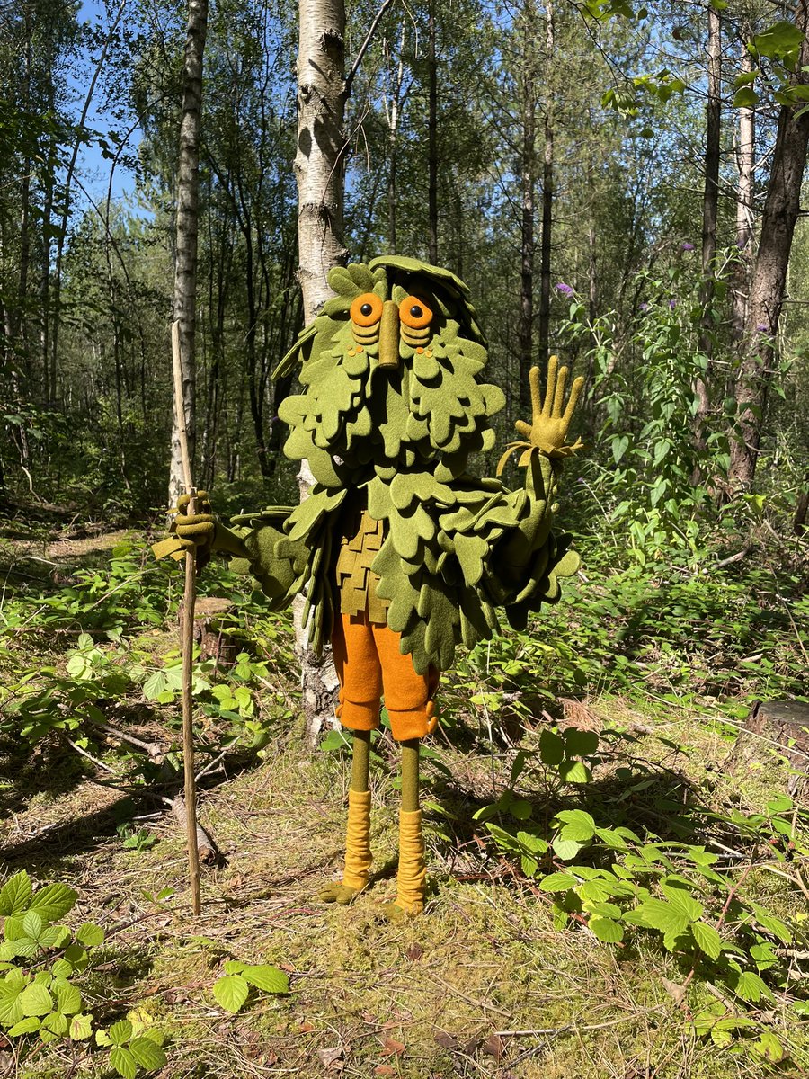 Rasmus takes his forest administration duties very seriously. He checks the colour and texture of moss, the bendiness of sticks, the length of grass, the juiciness of berries and the melody of birdsong.